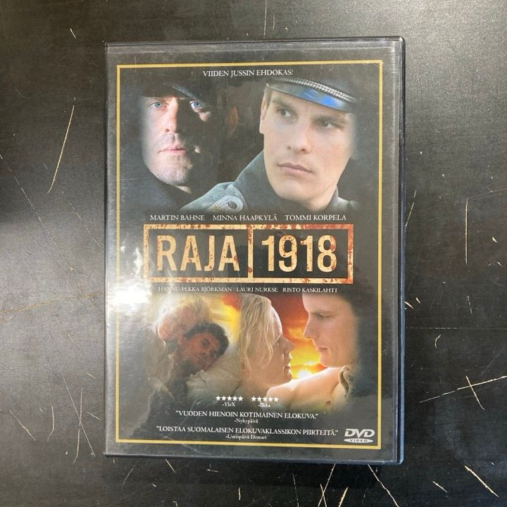 Raja 1918 DVD (VG+/M-) -sota/draama-